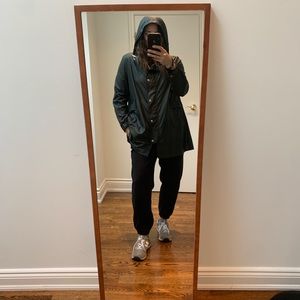 Zara Woman Hooded Raincoat - size L